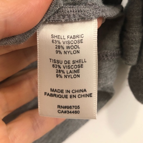 Light grey wool cardigan Rebecca Taylor, new, fits US size M (L European). - Picture 5 of 5